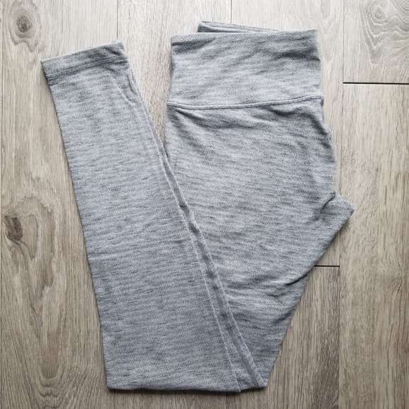 lululemon athletica Pants - LULULEMON Mid Rise Wunder Under | White/Grey | 10